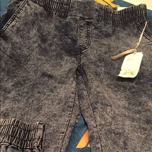 New never worn gray stonewashed joggers